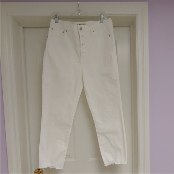 HP🎉 Madewell / The Perfect Vintage Crop Jean Button-Front Edition - Picture 7 of 8